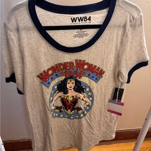 Torrid DC Graphic Tee Blue Black Short Sleeve. NWT